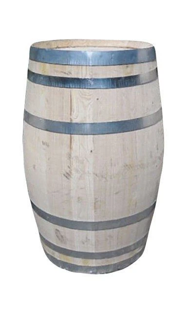 Houten Regenton Kastanje - 65 Liter Met Deksel