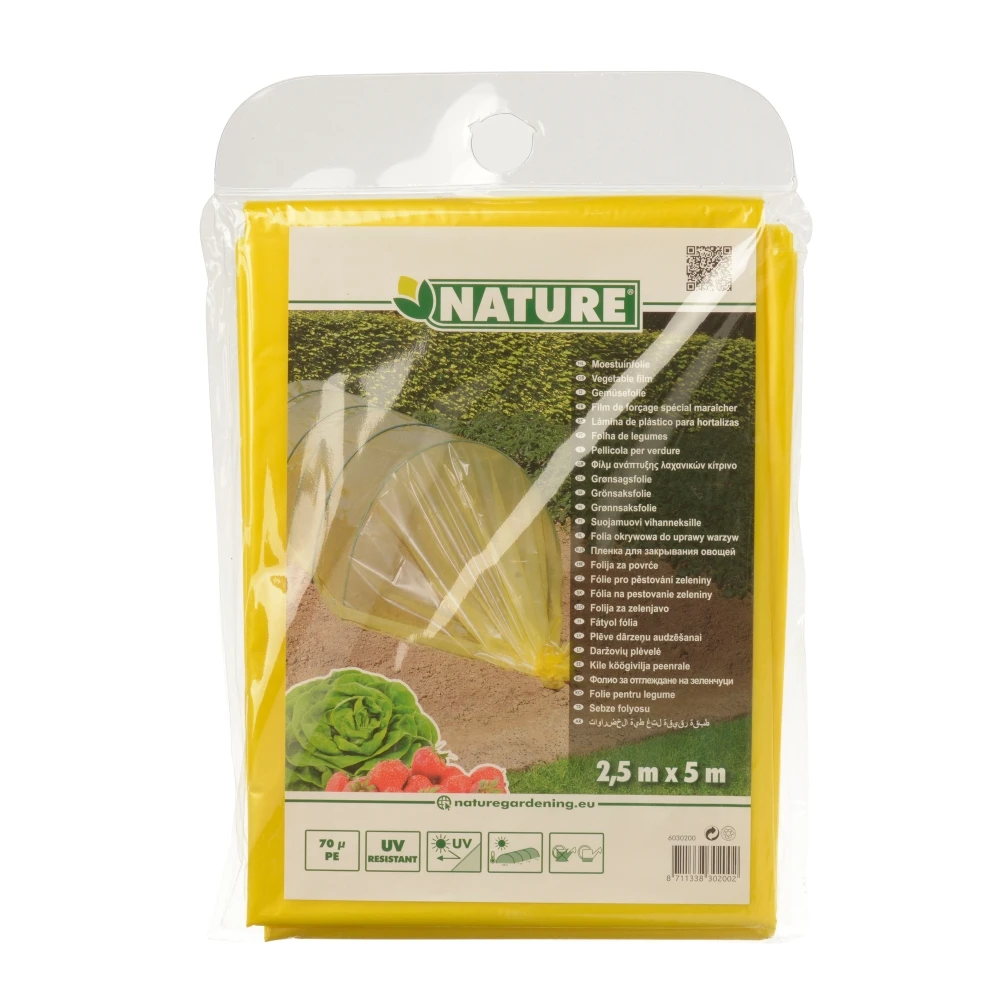 Nature Moestuinfolie Geel 2.5 X 5 Meter