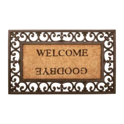 Esschert Deurmat Rubber Kokos Welcome/Goodbye