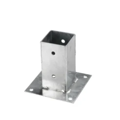 Waelbers Paalhouder Op Plaat Verzinkt 121 X 121 X 150 Mm